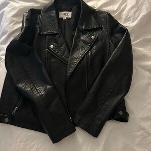 BB Dakota Women's Black Leather Jacket